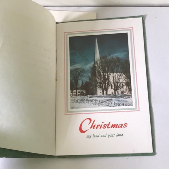 Christmas 1950s Ephemera Cards Song Book Silent Night Story - Picture 8 of 9